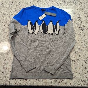 NWT Talbots Penguin Long Sleeve Sweater Sz PS